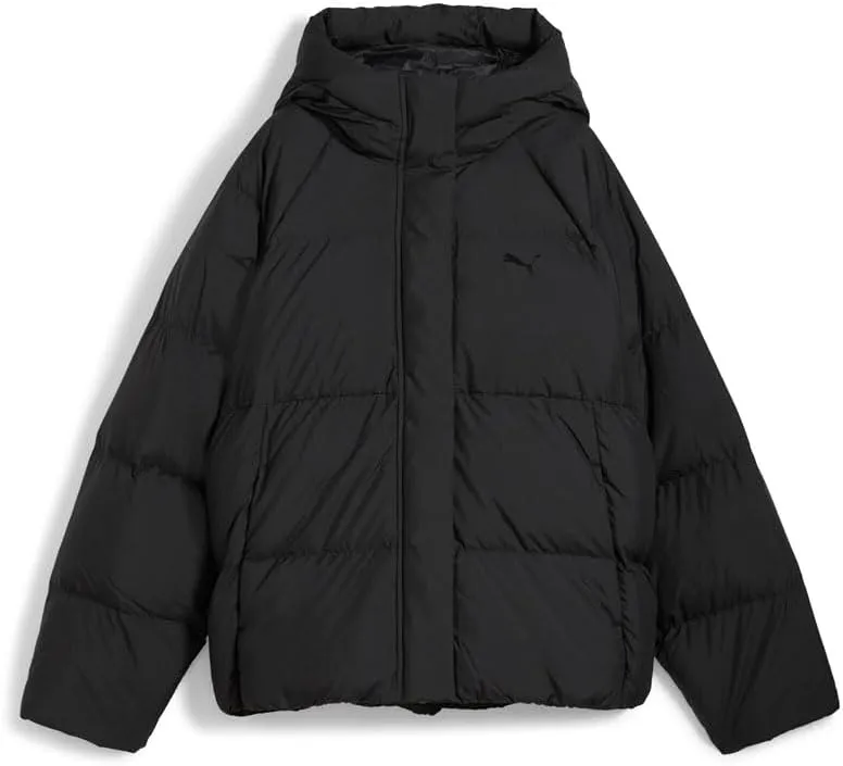 PUMA Womens Down Puffer Jacket Athletic Outerwear Casual - Black - Size S