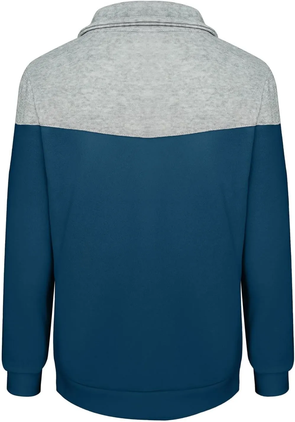SHAOBGE Zip Sweatshirts for Women Womens Casual Solid Contrast Long Sleeve Zipper Coat Pocket Fleece Hoodie Women Zip up