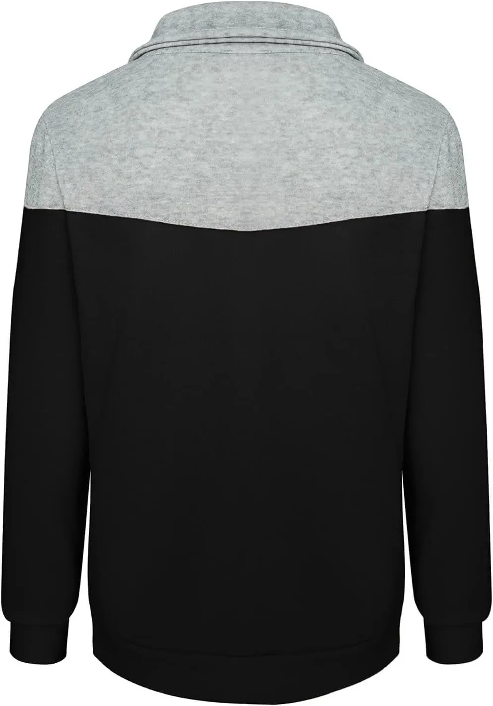 SHAOBGE Zip Sweatshirts for Women Womens Casual Solid Contrast Long Sleeve Zipper Coat Pocket Fleece Hoodie Women Zip up