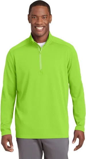 Sport Tek Sport-Wick Textured 1/4-Zip Pullover. ST860