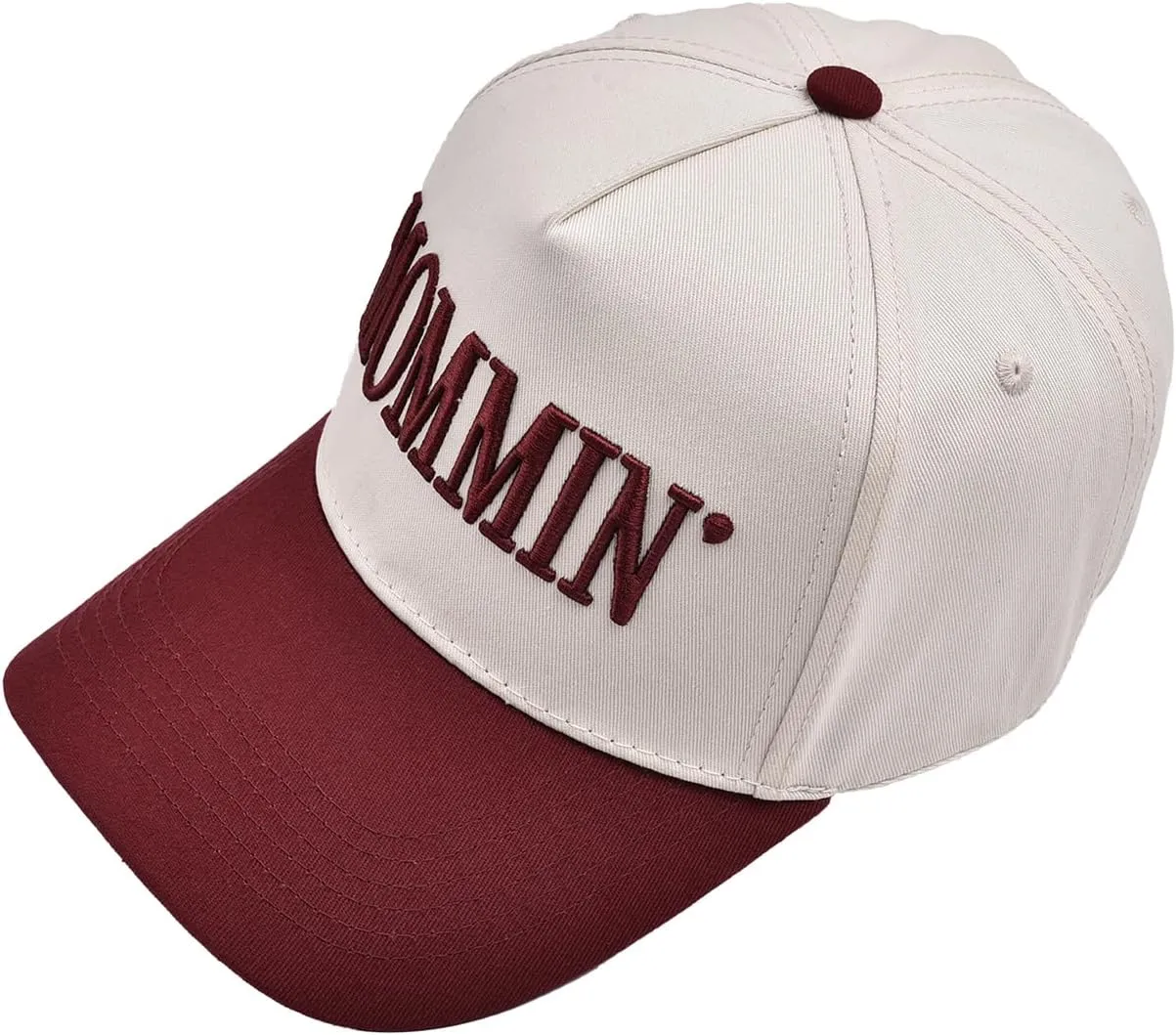 Trucker Hat for Women Men Embroidery Mommin Two Tone Adjustable Baseball Cap Hat Trendy Vintage Snapback Hat