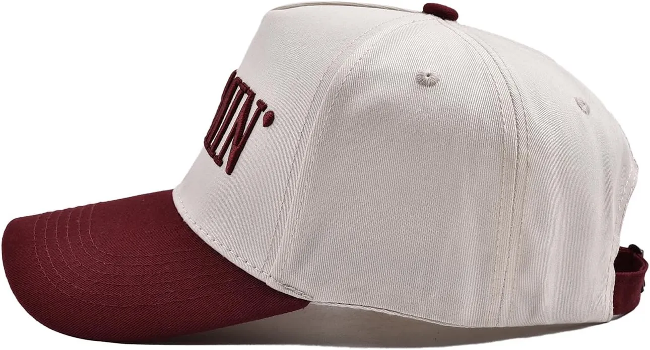 Trucker Hat for Women Men Embroidery Mommin Two Tone Adjustable Baseball Cap Hat Trendy Vintage Snapback Hat