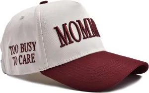 Trucker Hat for Women Men Embroidery Mommin Two Tone Adjustable Baseball Cap Hat Trendy Vintage Snapback Hat