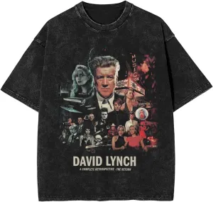 Tshirt Men Vintage Music Graphic Oversize Washed Streetwear Tee Tops