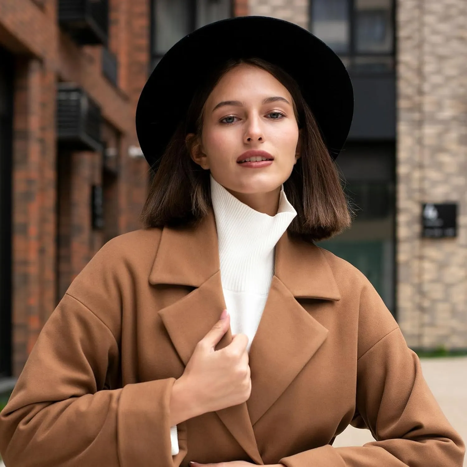 Two Tone Fedora Hats for Men and Women Wide Brim Fedora Hats Rancher Hat Panama Hat
