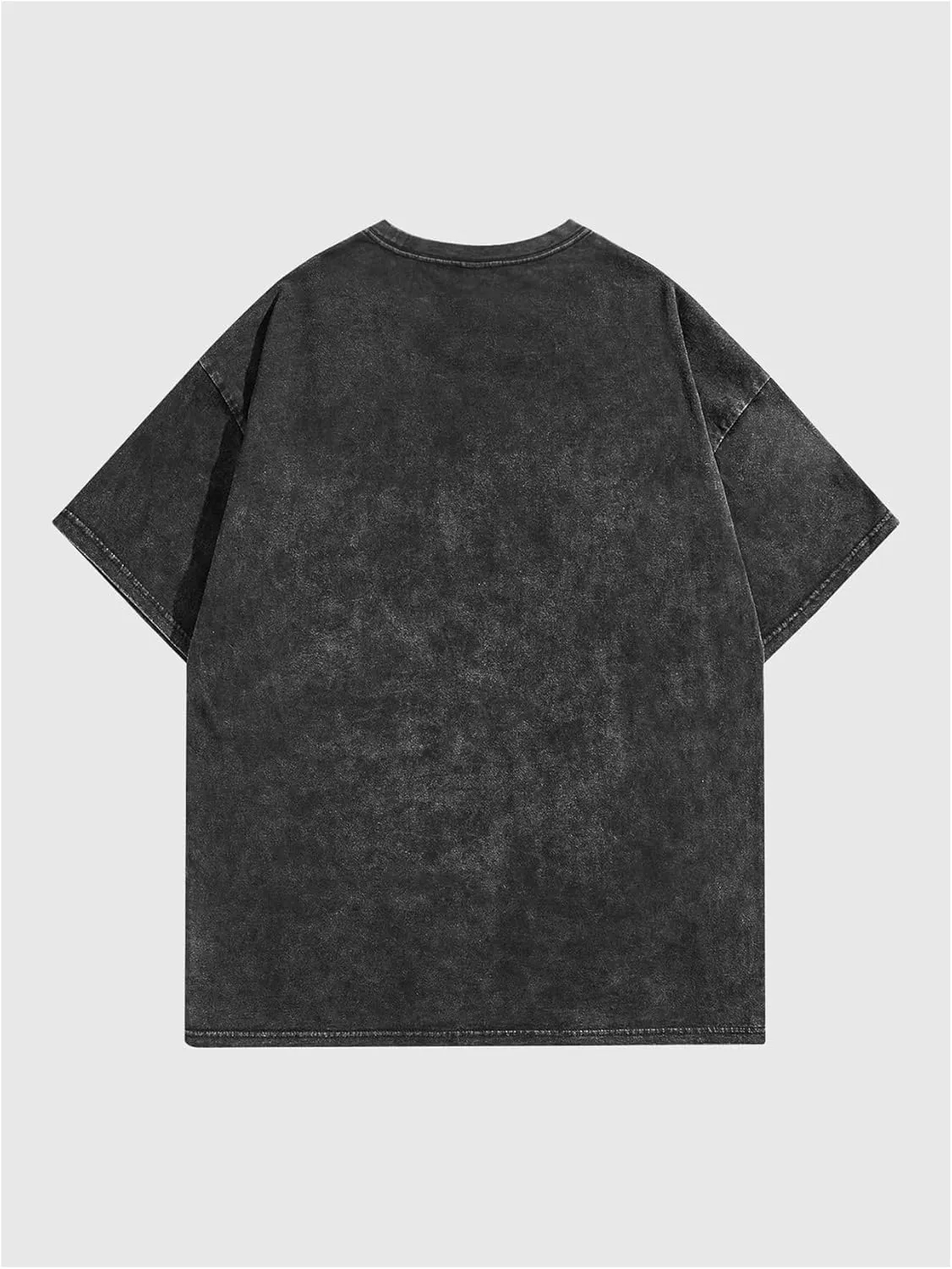 Verdusa Men's Letter Graphic Drop Shoulder T Shirts Casual Round Neck Tee Top