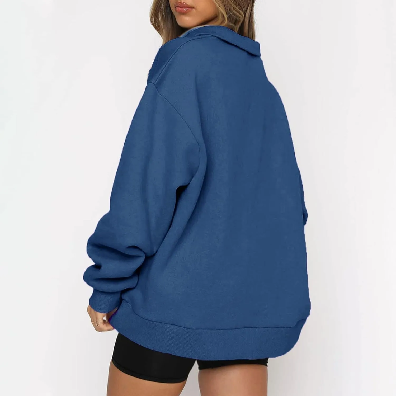 Wangxldd Womens Casual Fit Novelty Sweatshirts Long Sleeve Tie Plus Size Hoodies Tunic Blouse Shirt To Wear with Leggings