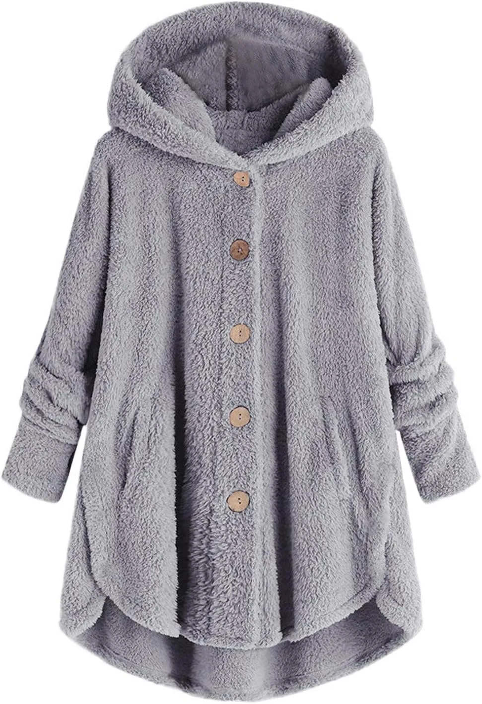 Winter Coats for Women 2024 Fashion Plus Size Sharpa Jackets Button Down Fleece Jackets Fuzzy Warm