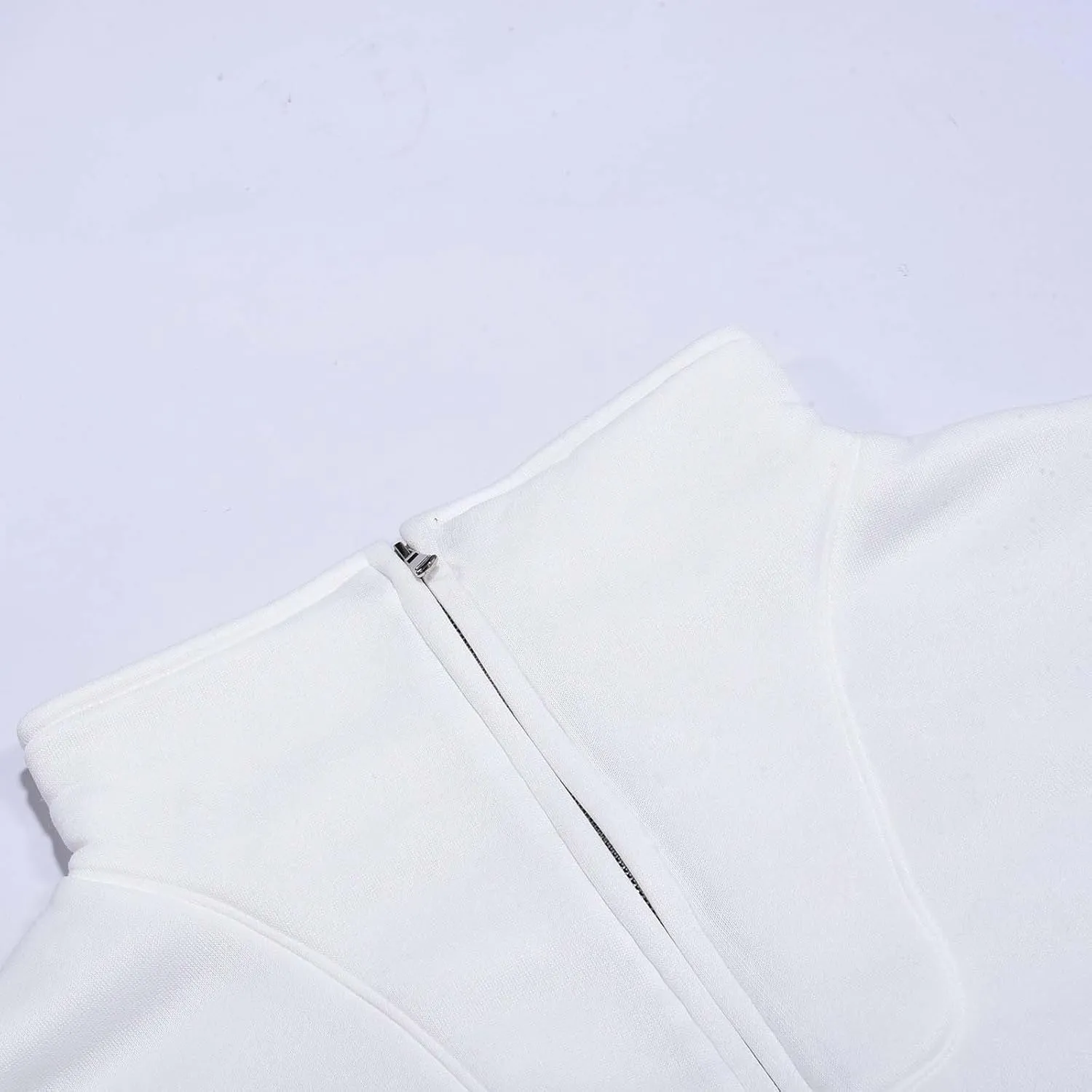 Women Half Zip Sweatshirts Oversized Long Sleeve Pocket Cropped Pullover Tops Trendy Fall Fashion Y2k Clothes