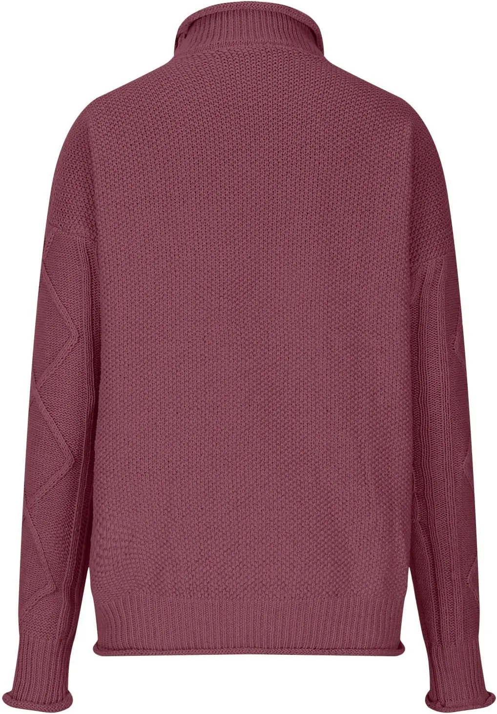Women Oversized Sweater Turtle Neck Dressy Knit Sweater Pullover Tops Chunky Long Sleeve Y2K Sweater Blouse for Fall