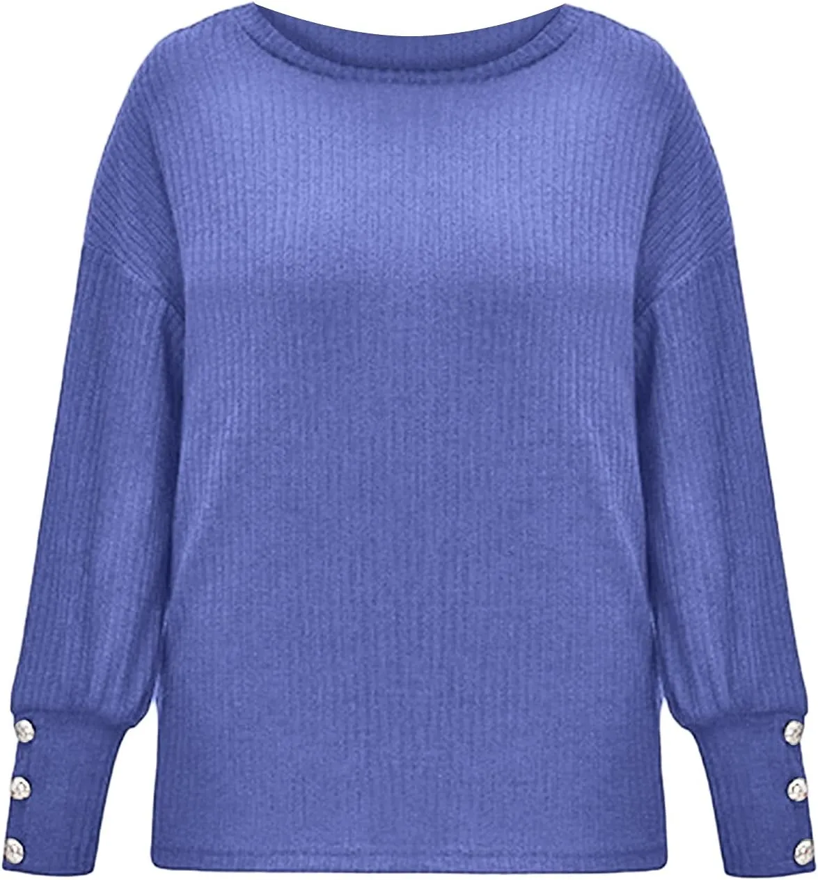 Womens 2024 Winter Pullover Sweater Casual Long Sleeve Crewneck Y2K Sweaters Loose Chunky Knit Jumper Tops Blouse