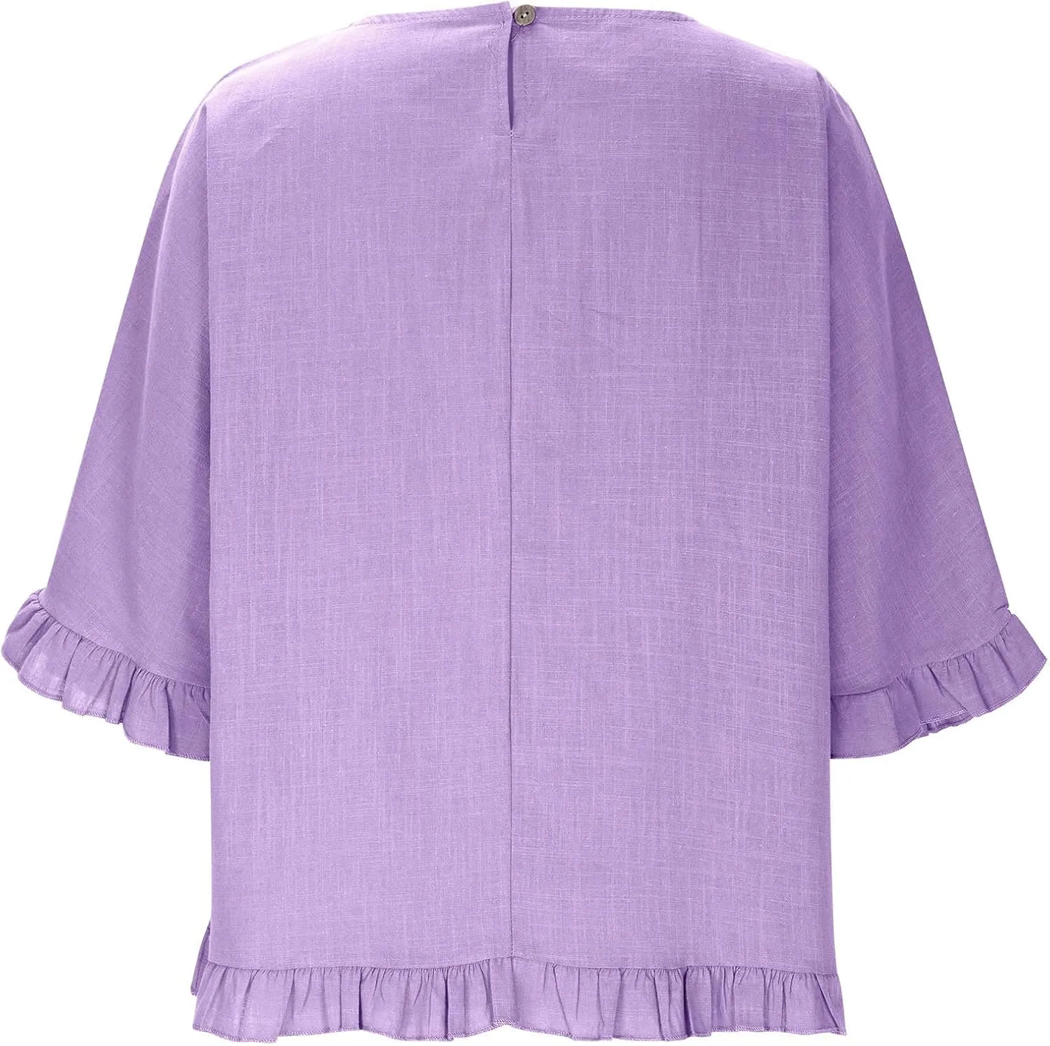 Womens Cotton Linen T Shirts Loose Fit Summer Short Sleeve Round Collar Boxy Tops Comfy Casual Gauze Tops Blouses