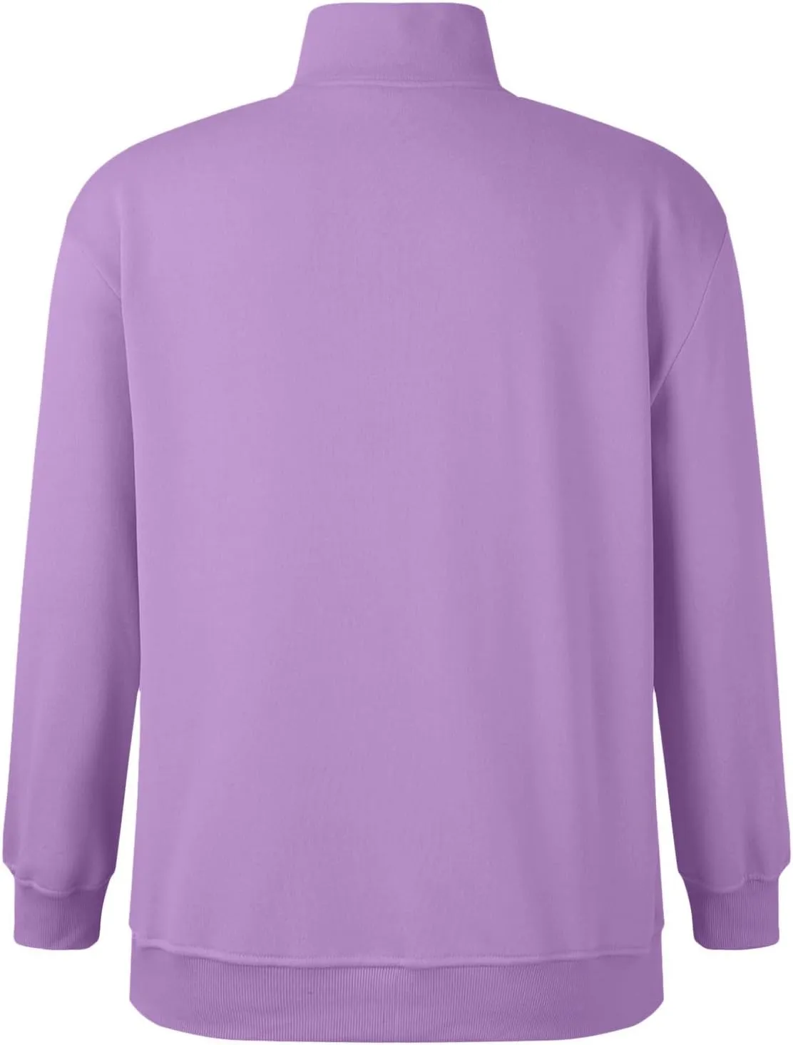 Womens Half Zip Sweatshirts Oversized Loose Long Sleeve Fleece Trendy Pullover Workout Warm Tops with Pocket
