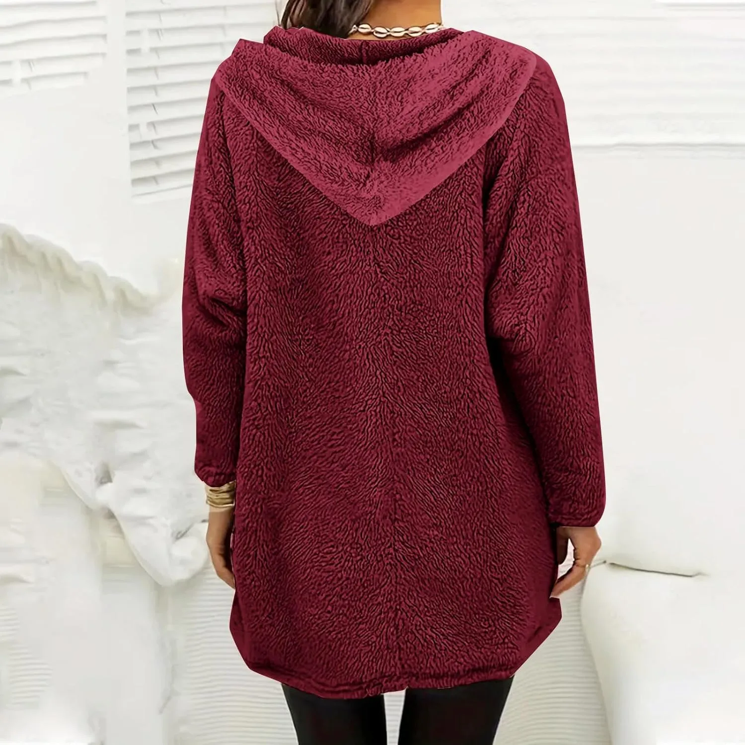 Women’s Heart Graphic Pullover Hoodie Casual Long Sleeve Sweatshirt Kangaroo Pocket Warm Hoodie Fall Winter Fashion