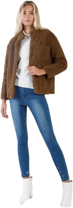 Women's High Waisted Ripped Skinny Denim Jeans