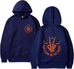 Women's Letter Graphic Print Long Sleeve Drawstring Oversized Hoodie Fashion Fall 2024 Sweatshirt Pullover Top