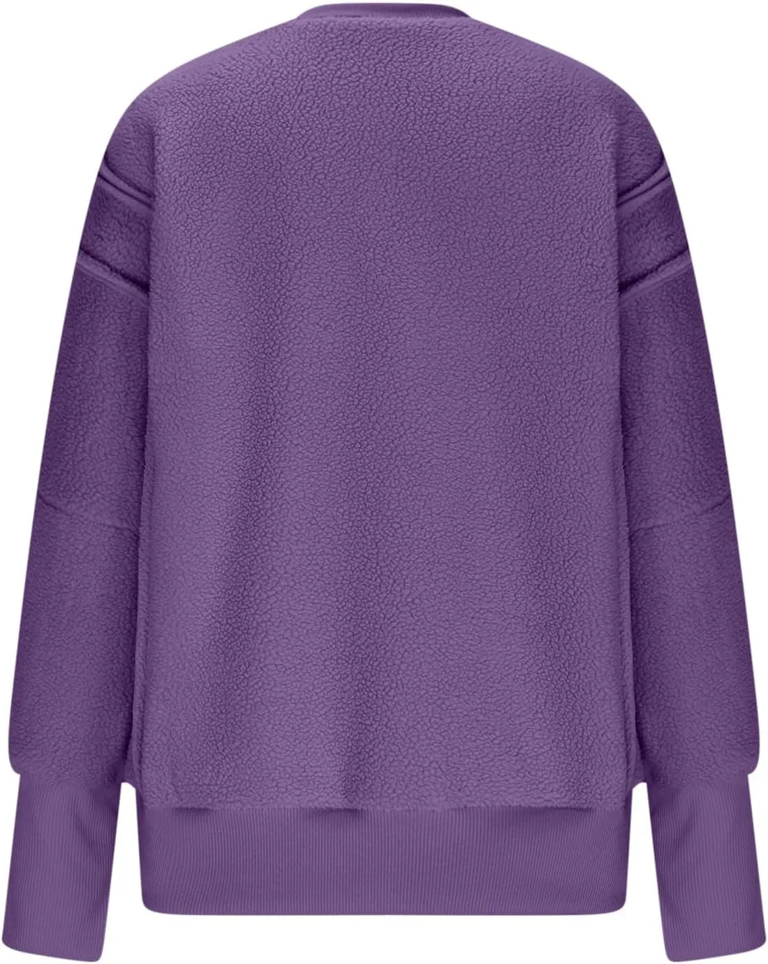 Women's Oversized Crewneck Sweatshirts Trendy Long Sleeve Fleece Pullover Fall Fashion Tops Comfort Winter Clothes