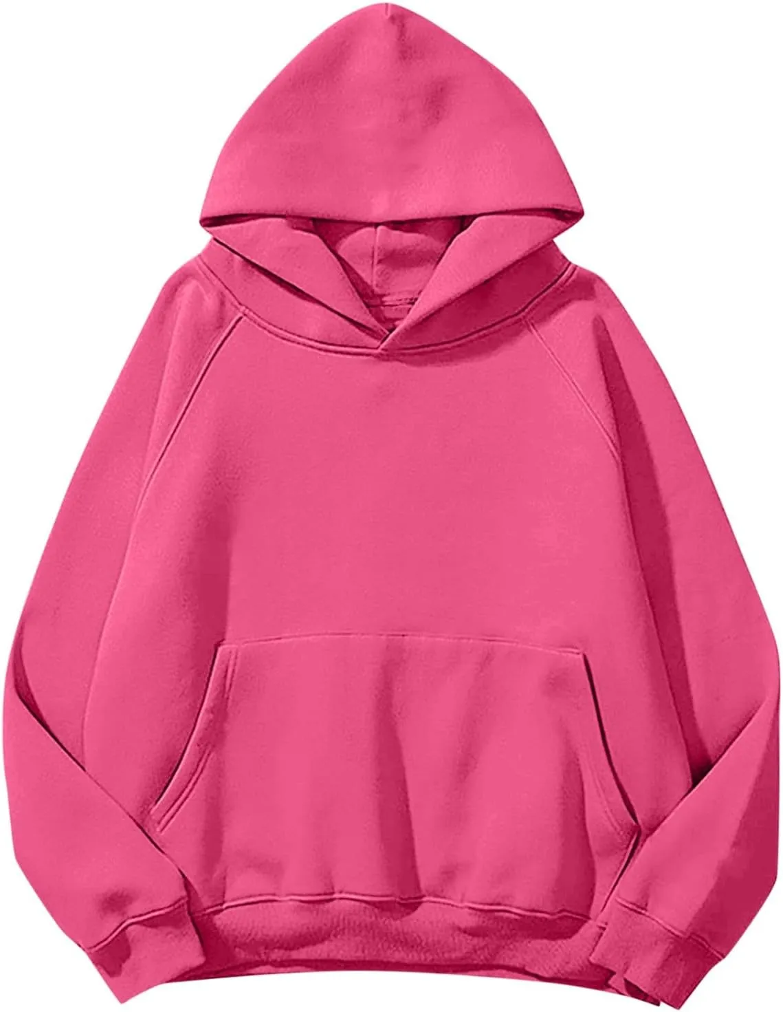 Womens Oversized Hoodies Loose Long Sleeve Pullover Tops with Pockets Solid Hoodies Fall Winter Fashion Clothes 2024