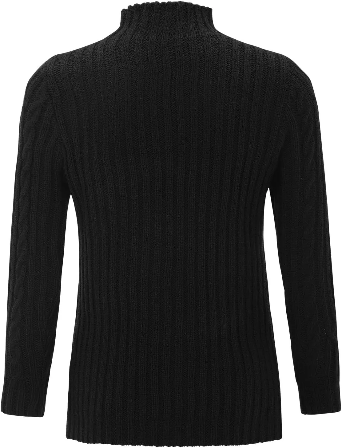Womens Slim Fit Sexy Sweaters 2024 Winter Cable Knit Light Sweaters for Women Knitted Trendy Turtleneck Solid Warm