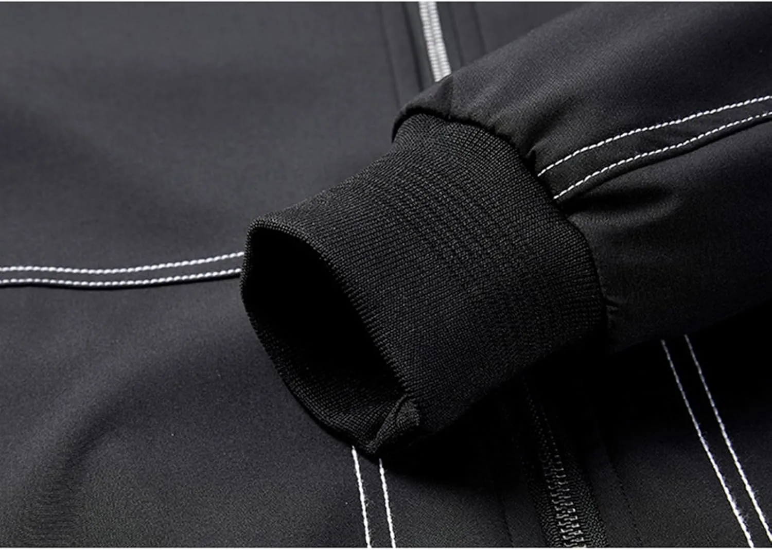 Work Shirts for Men Hooded Drawstring Long Sleeve Zipper Pocket Coat Outdoor Loose Windbreaker Mens T Shirts