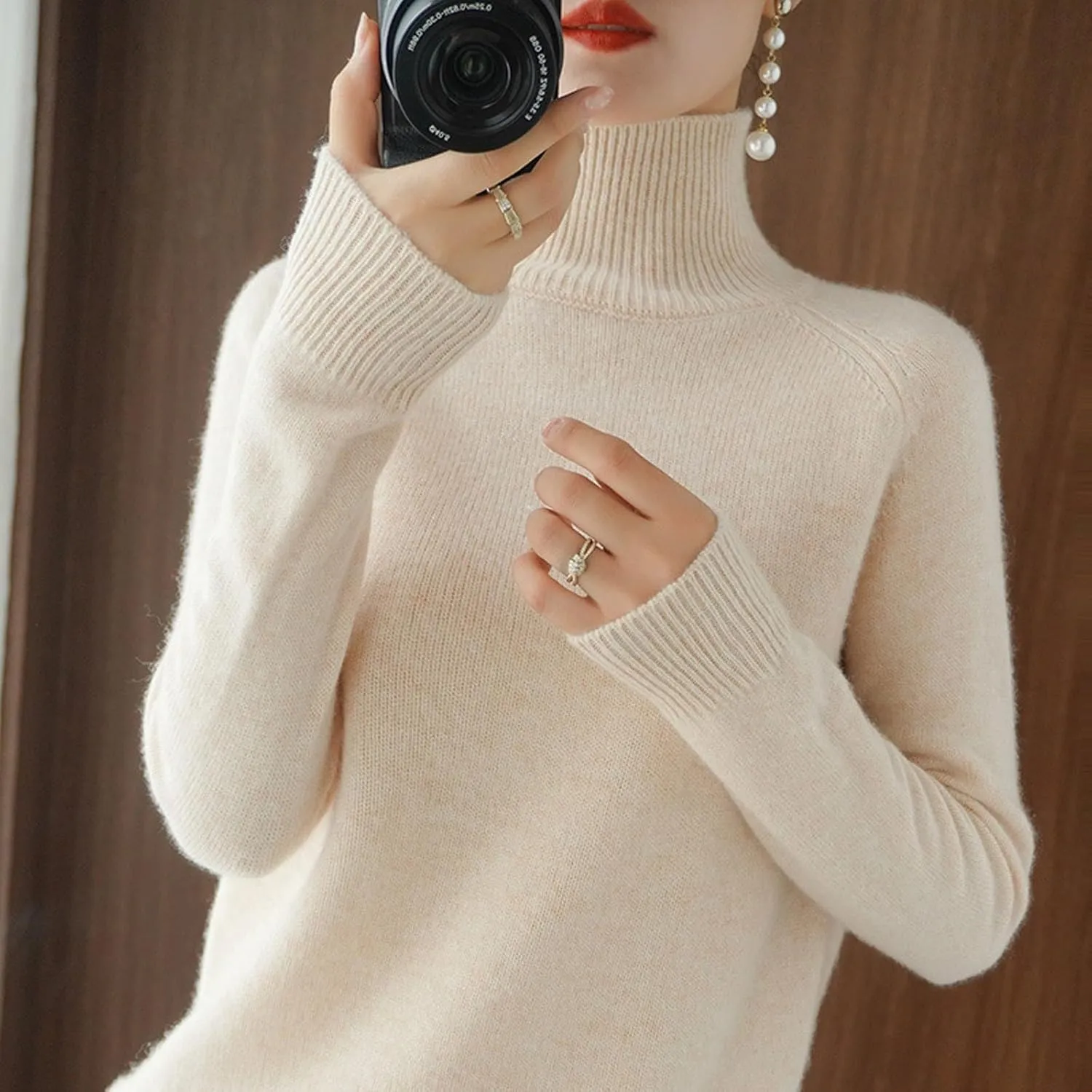 Ymosrh Women's Casual Sweaters Fall Winter Sweaters Oversized Long Batwing Sleeve Casual Pullover Sweater Tops, M-2XL