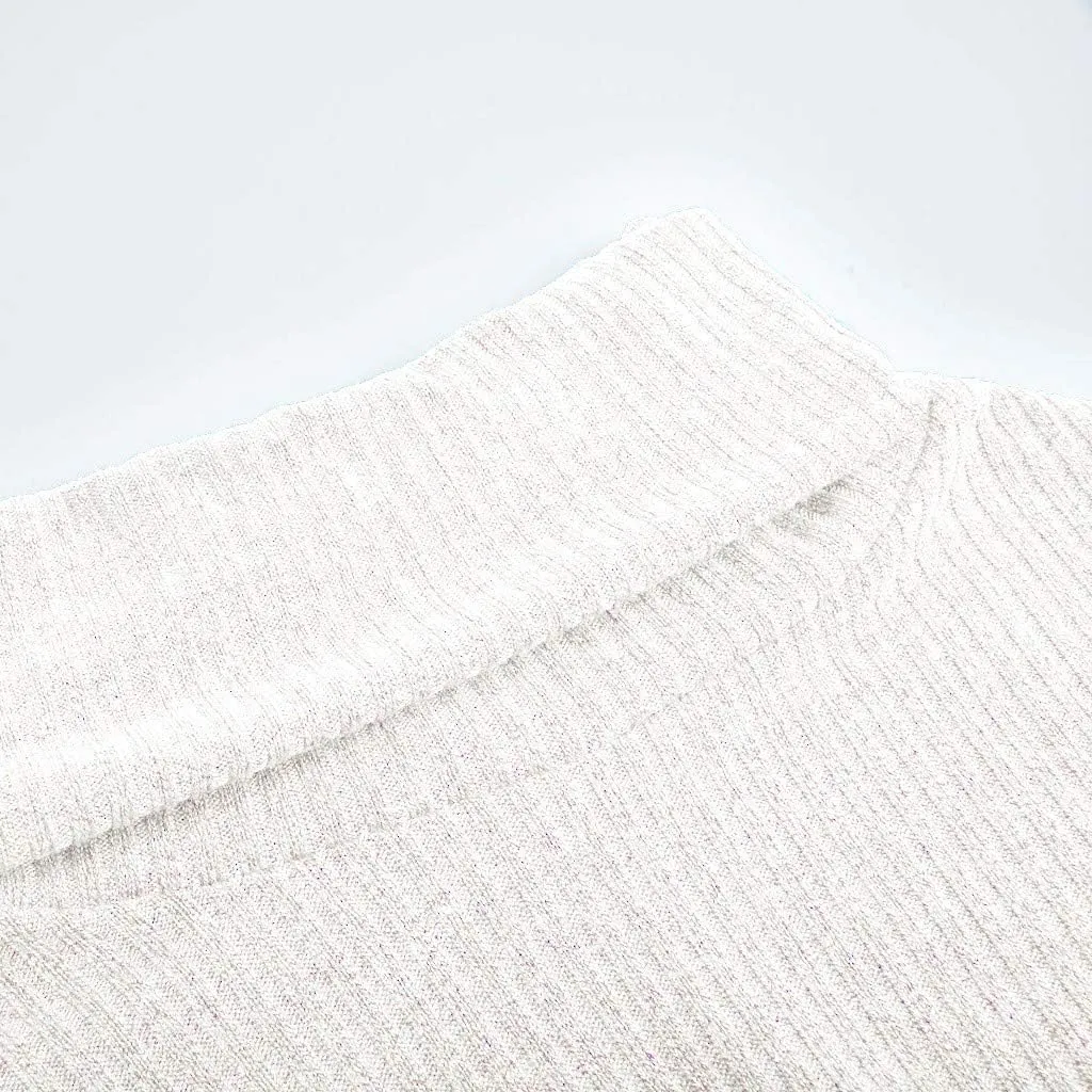Ymosrh Women's Striped Sweater Fall Winter Sweaters Turtleneck Long Sleeve Chunky Knit Oversized Sweater Jumper Tops