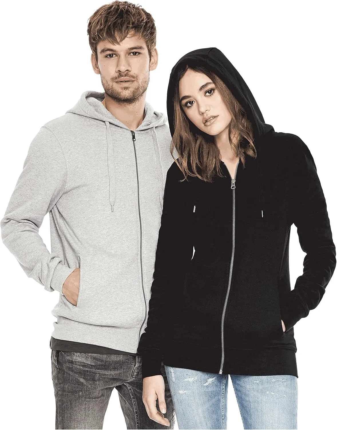 Yoga Joggers Sweatpants & Hoodie 2 Piece Set for Men with 100% Organic Cotton