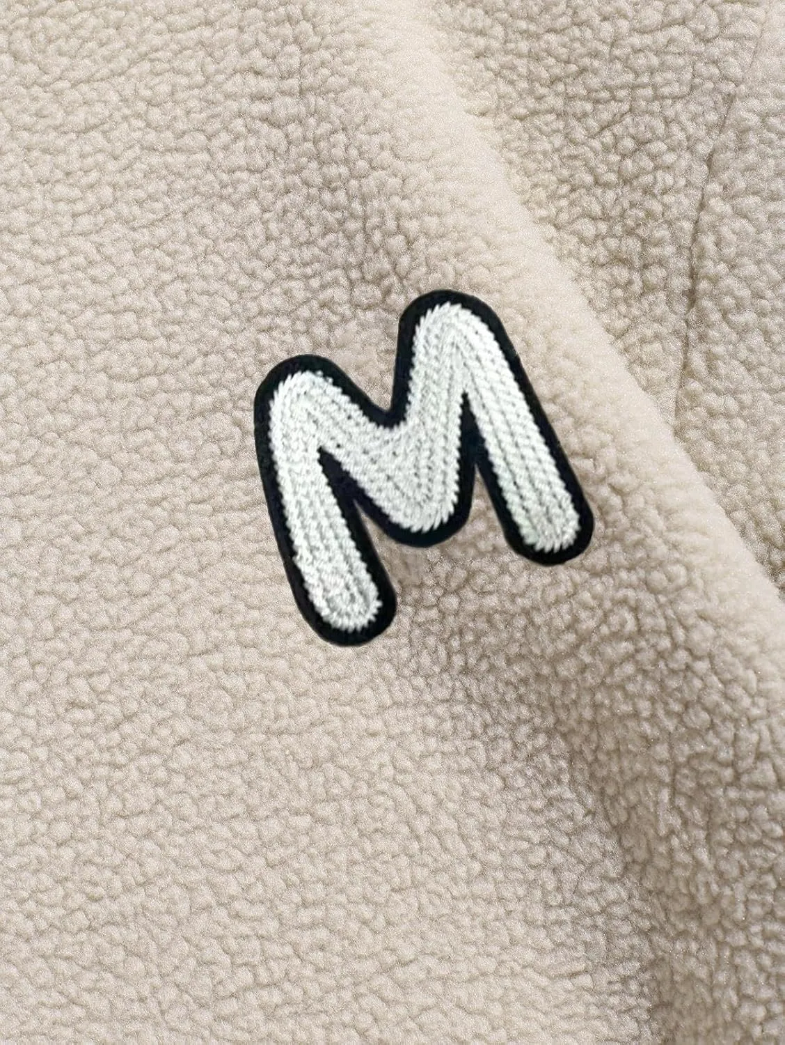ZAFUL Men's Hoodies Ethnic Style Contrast Binding Kangaroo Pocket Loose Pullover Fuzzy Hoodie